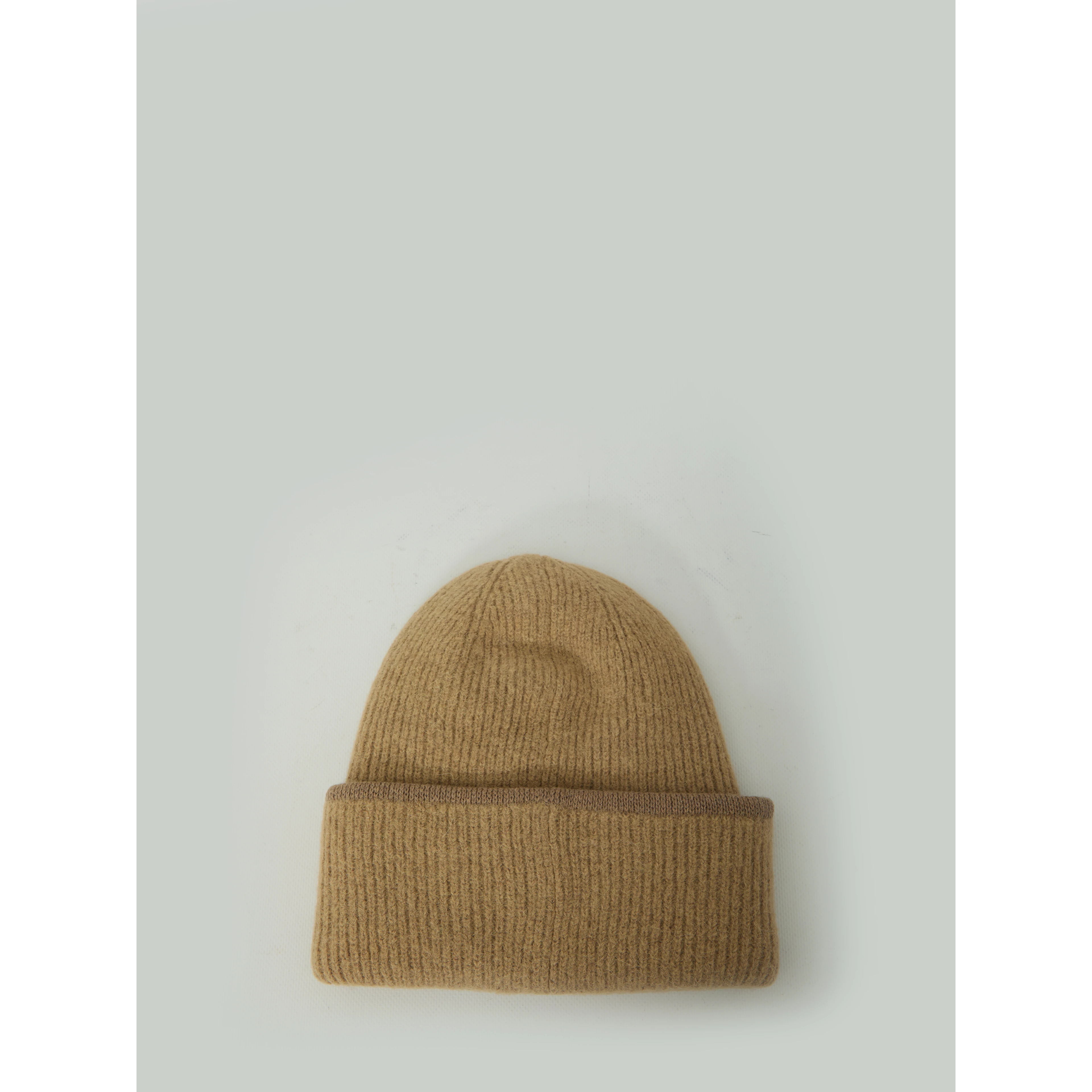 Beige Gros Grain beanie