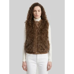 Padded wool vest