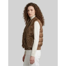 Padded wool vest