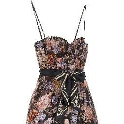 'Valiant' organdy midi dress