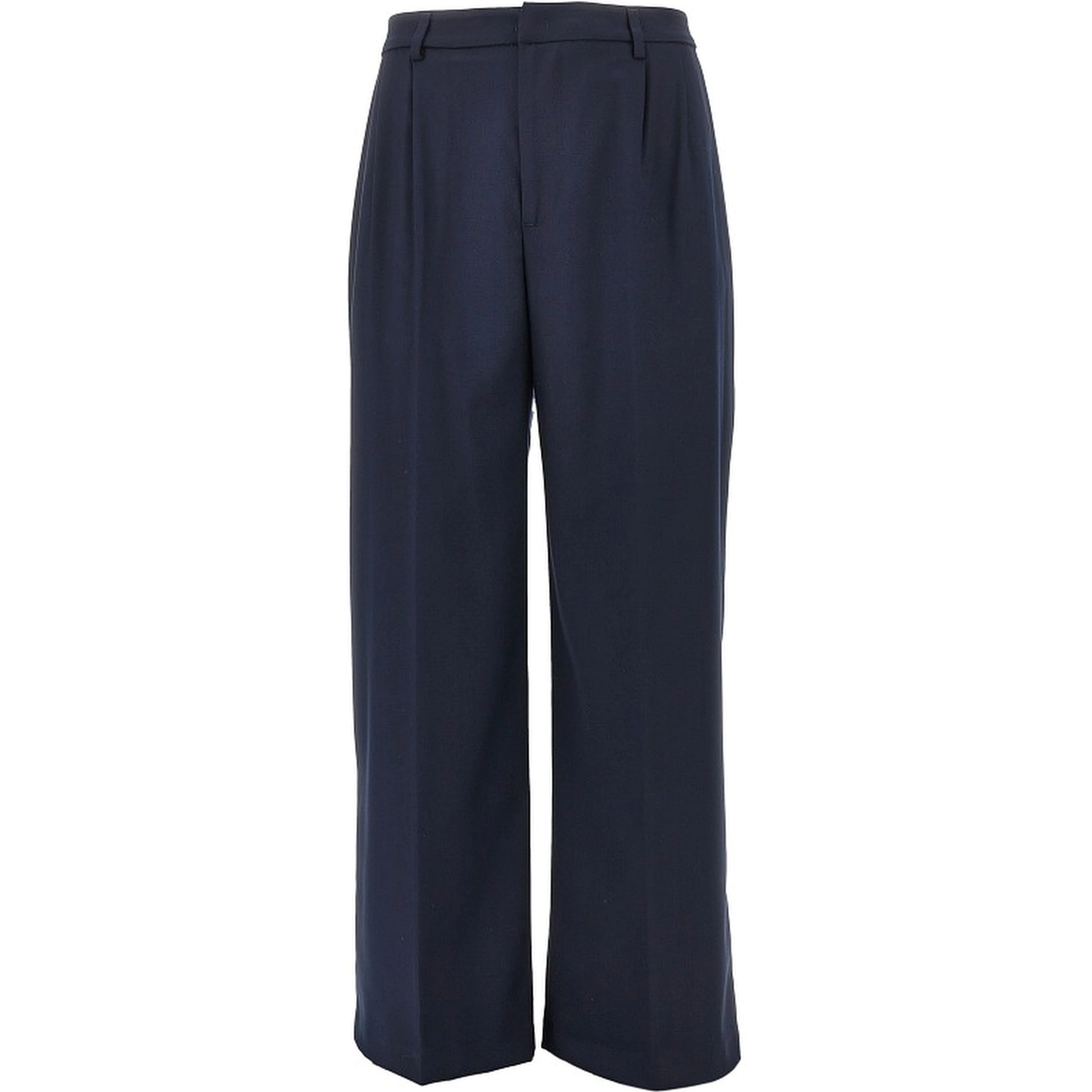 Twill pants with darts