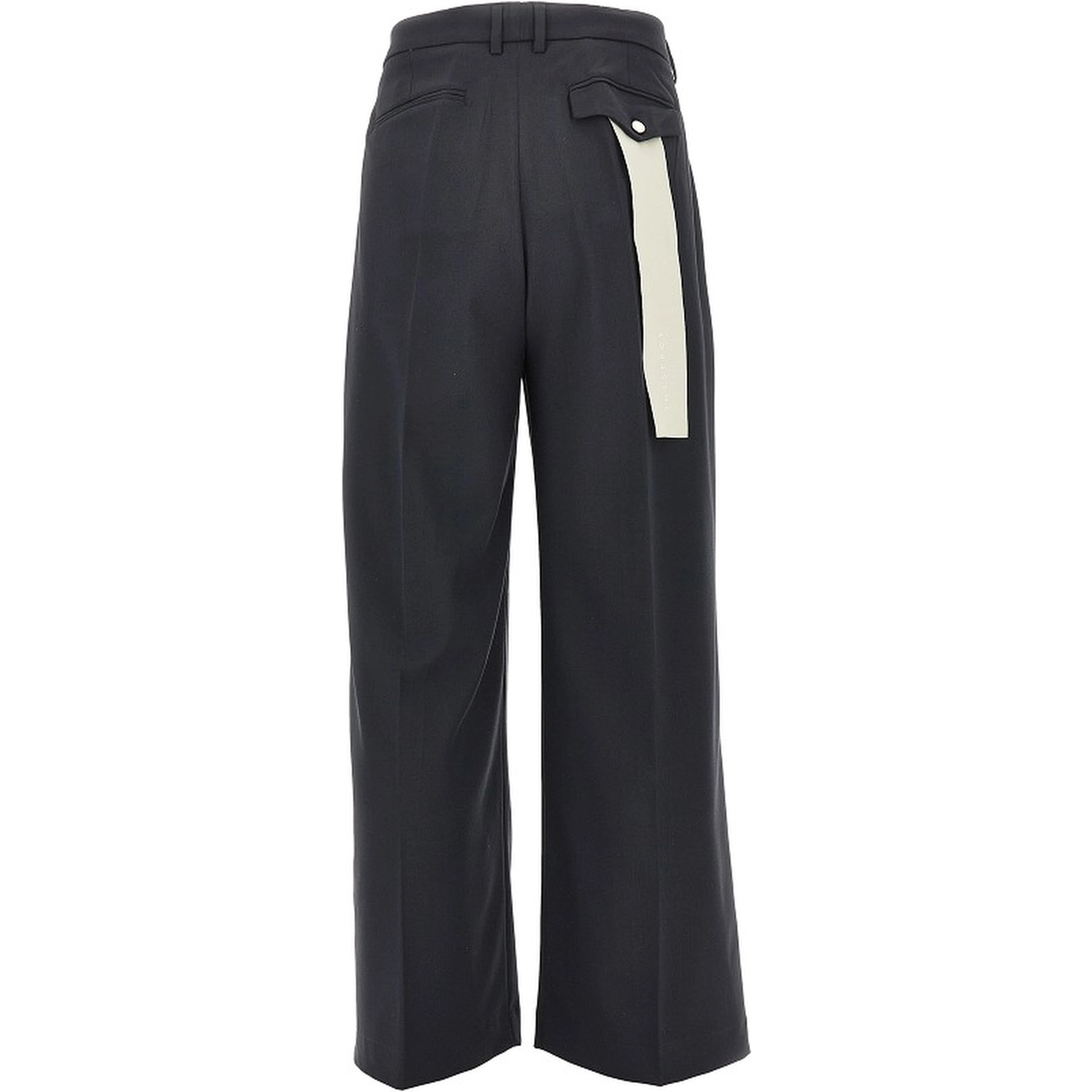 Double dart light wool pants