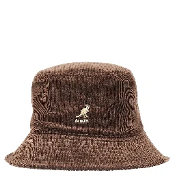 Bucket hat with logo embroidery