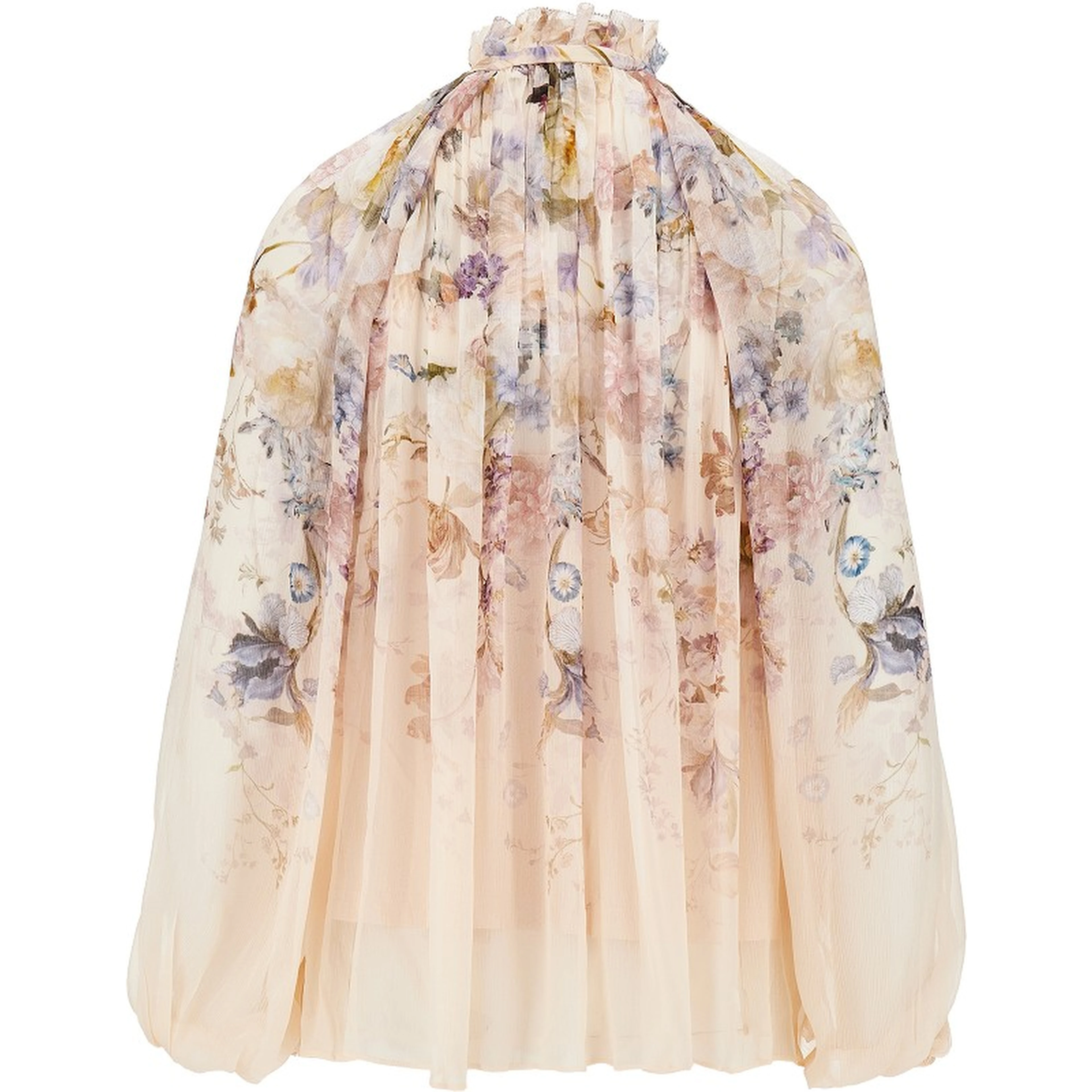 'Valiant' crêpe de chine blouse
