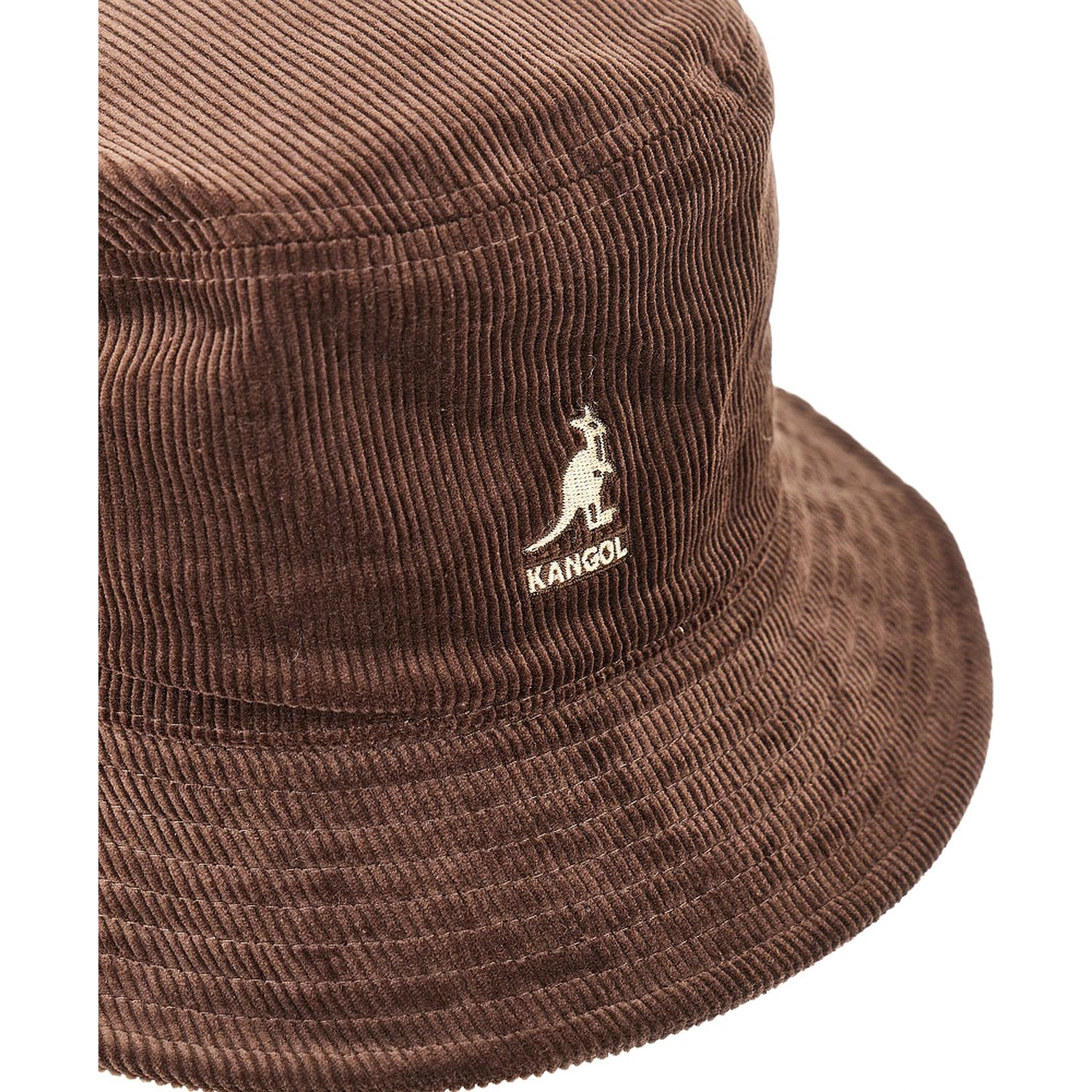 Bucket hat with logo embroidery