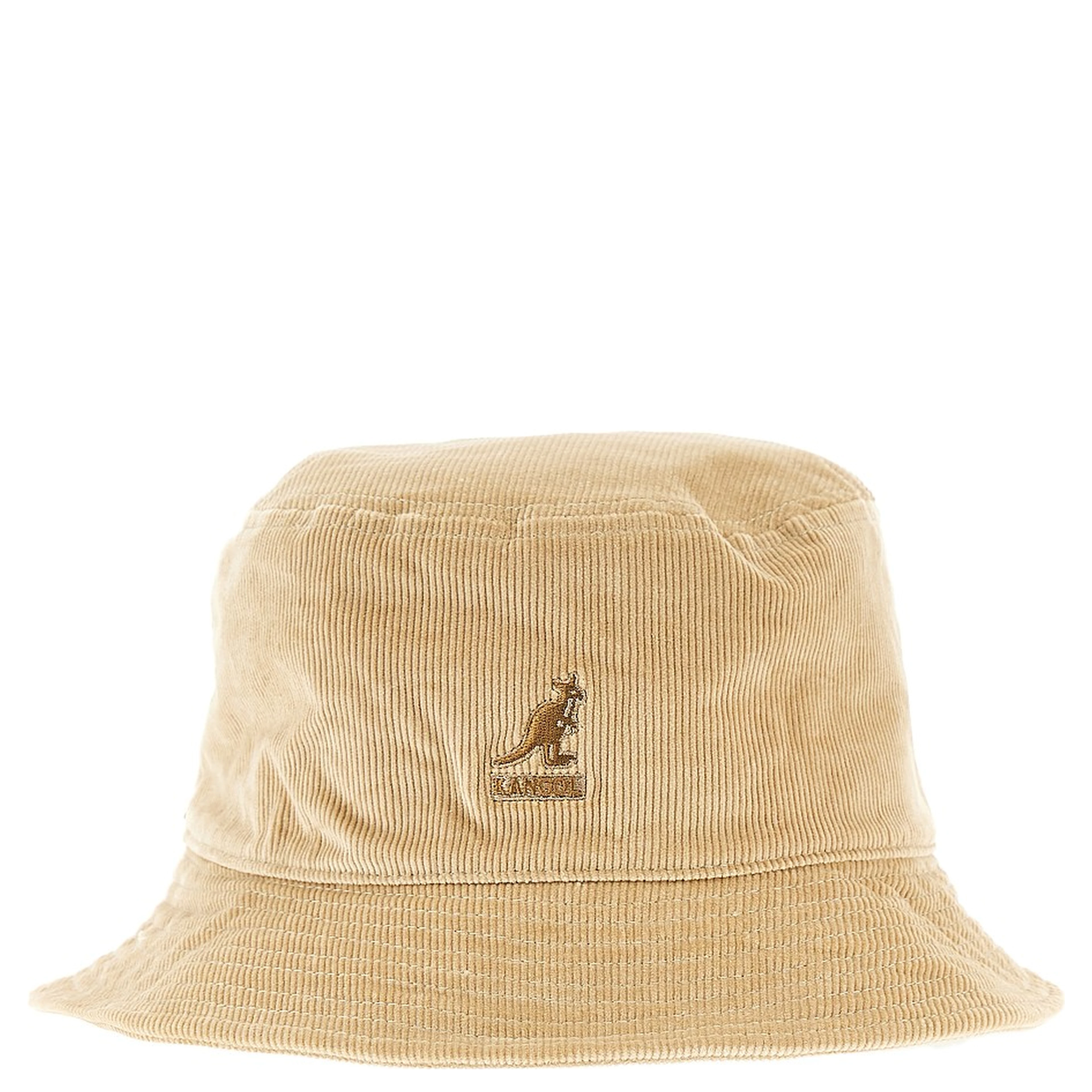 Bucket hat with logo embroidery