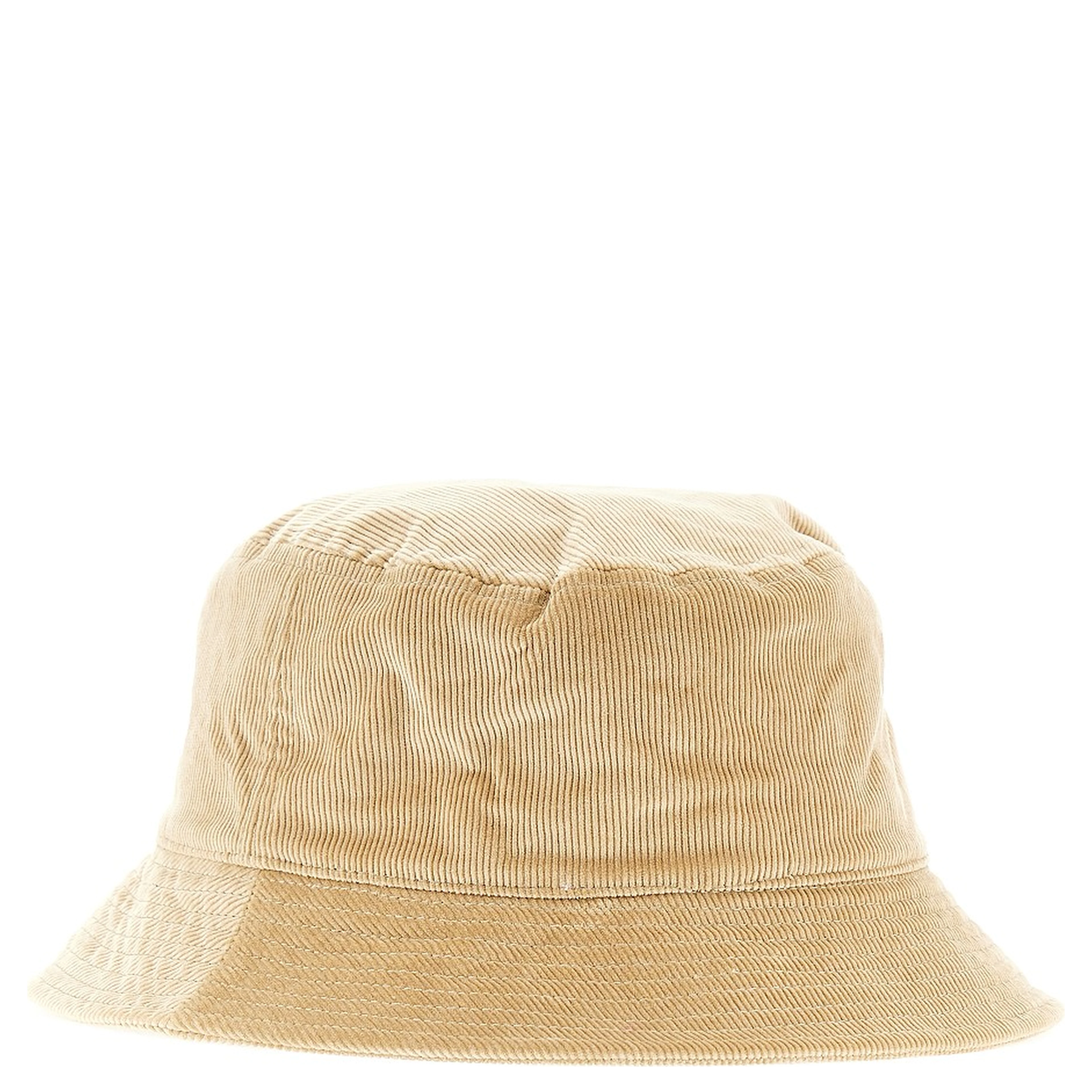 Bucket hat with logo embroidery