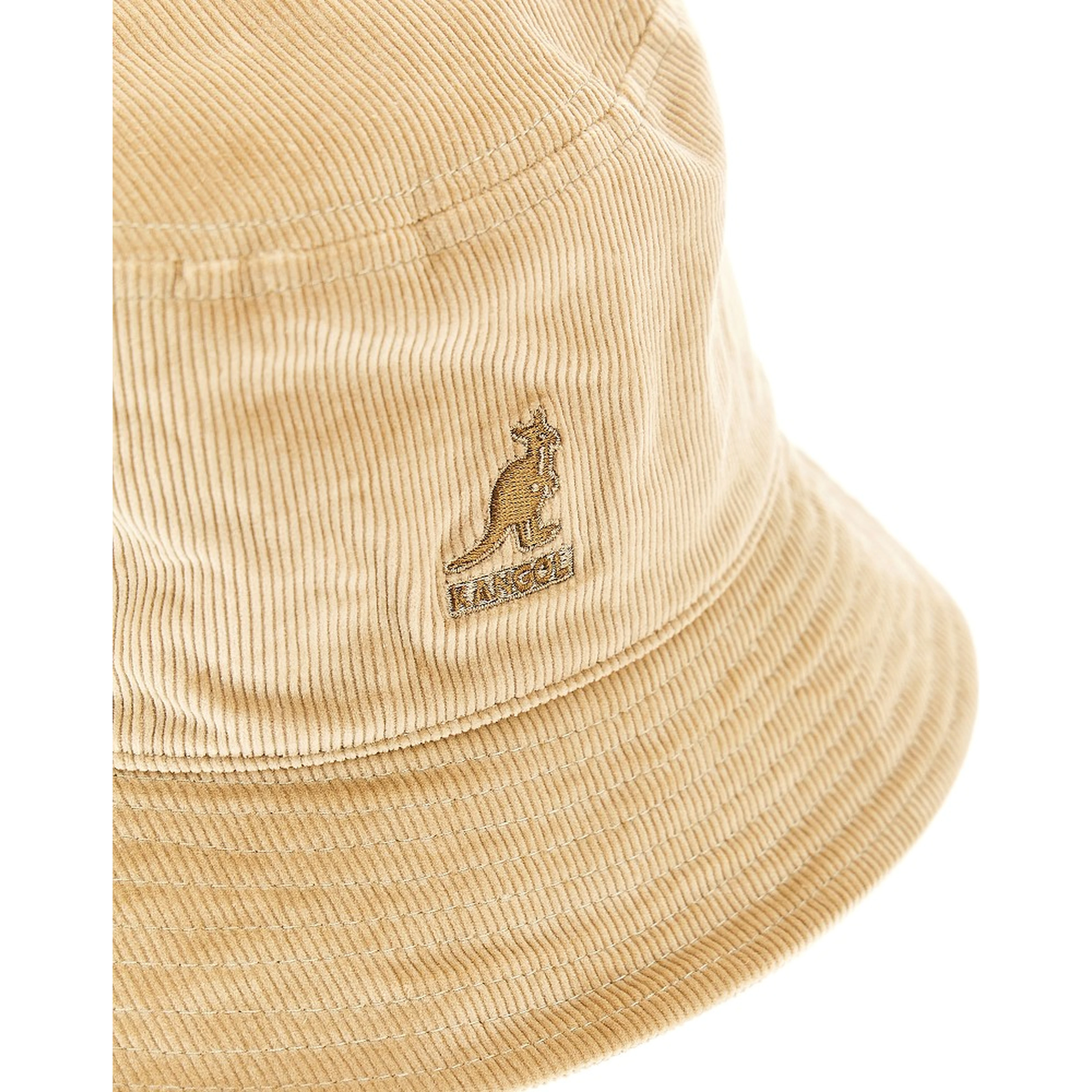 Bucket hat with logo embroidery