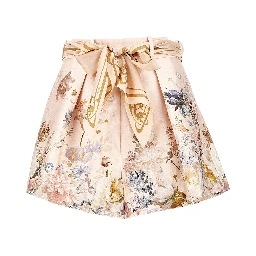 'Valiant' floral twill shorts