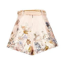 'Valiant' floral twill shorts