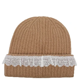 GANNI Hats Beige