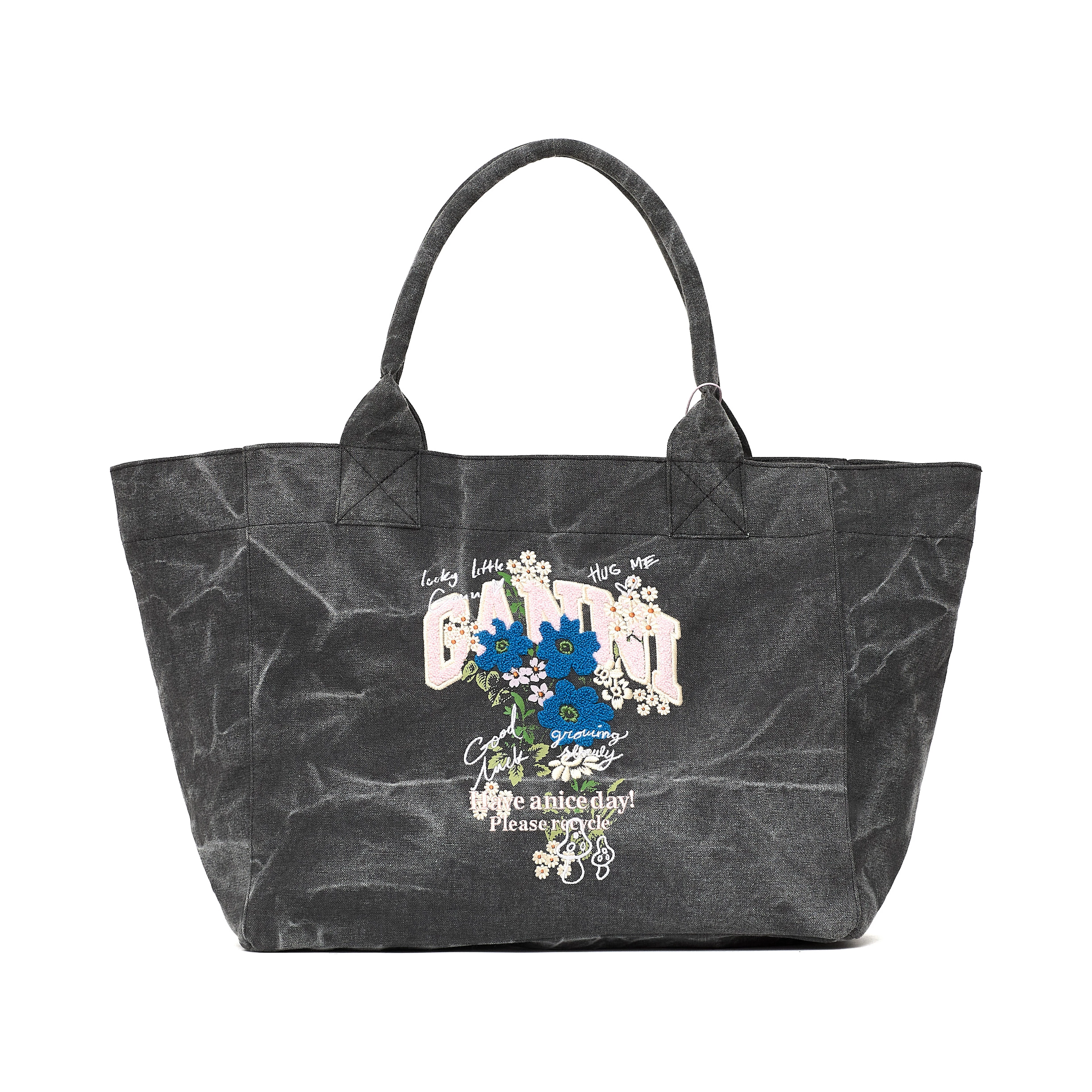 Medium Trapeze Easy Shopper Flower Print