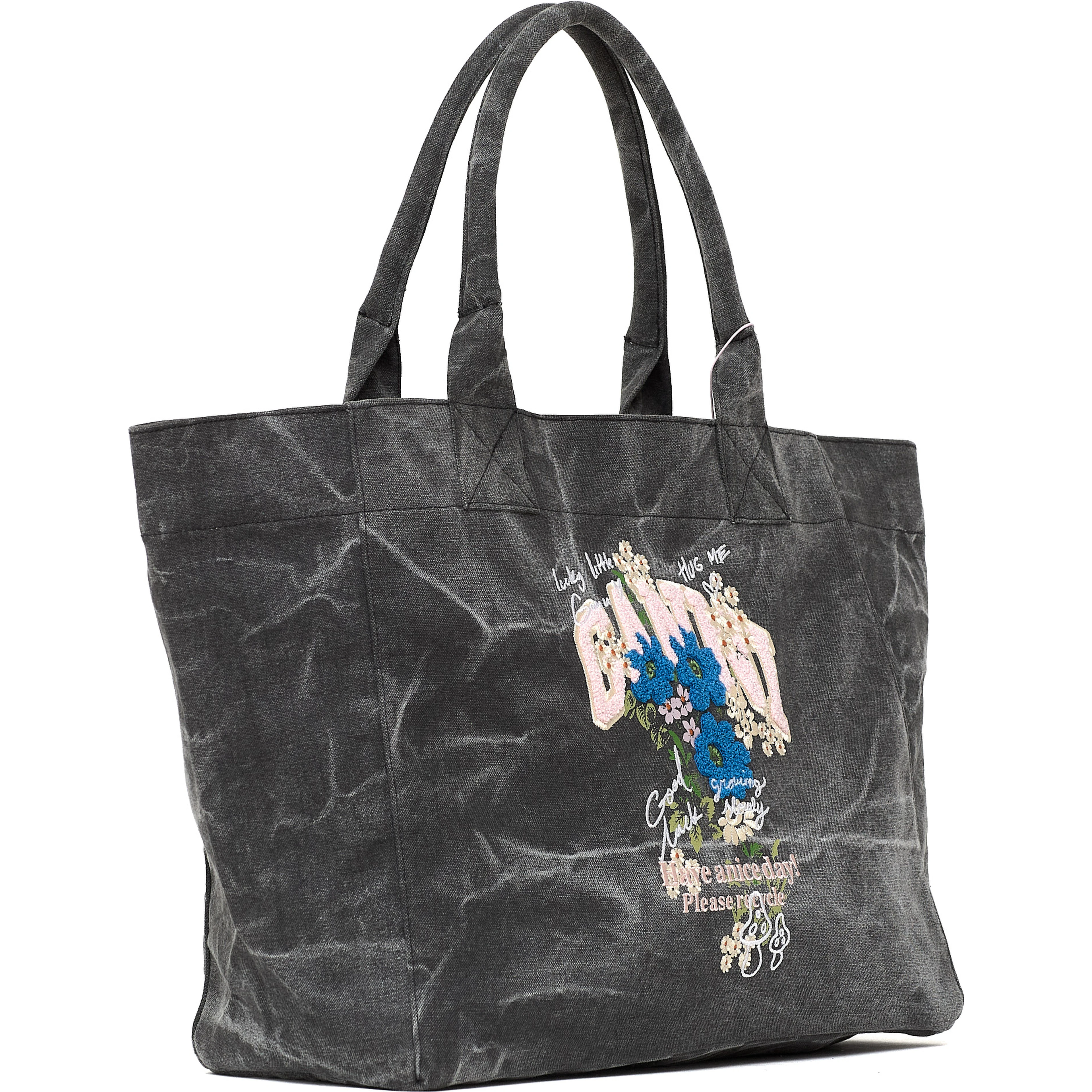 Medium Trapeze Easy Shopper Flower Print