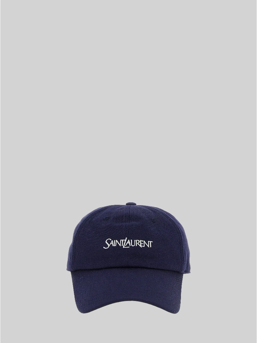 Baseball cap in cotton gabardine