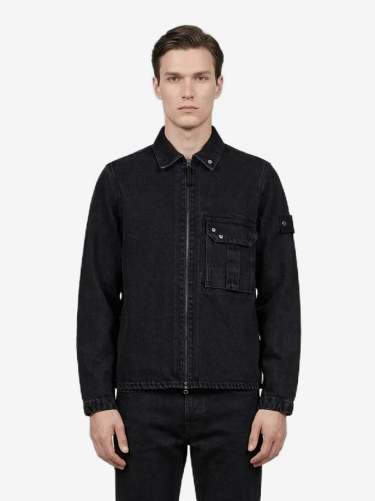 Black Denim overshirt