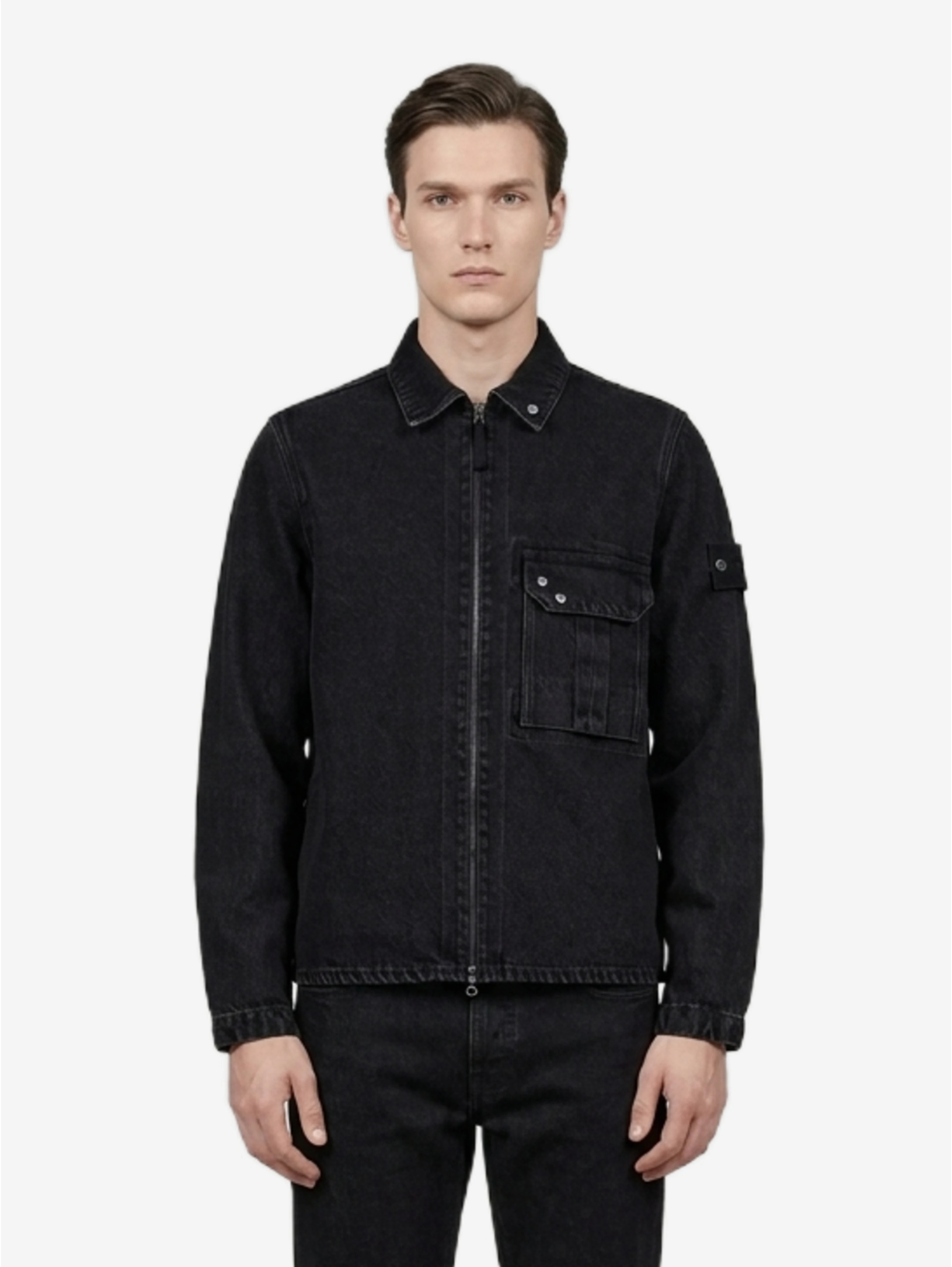 Black Denim overshirt