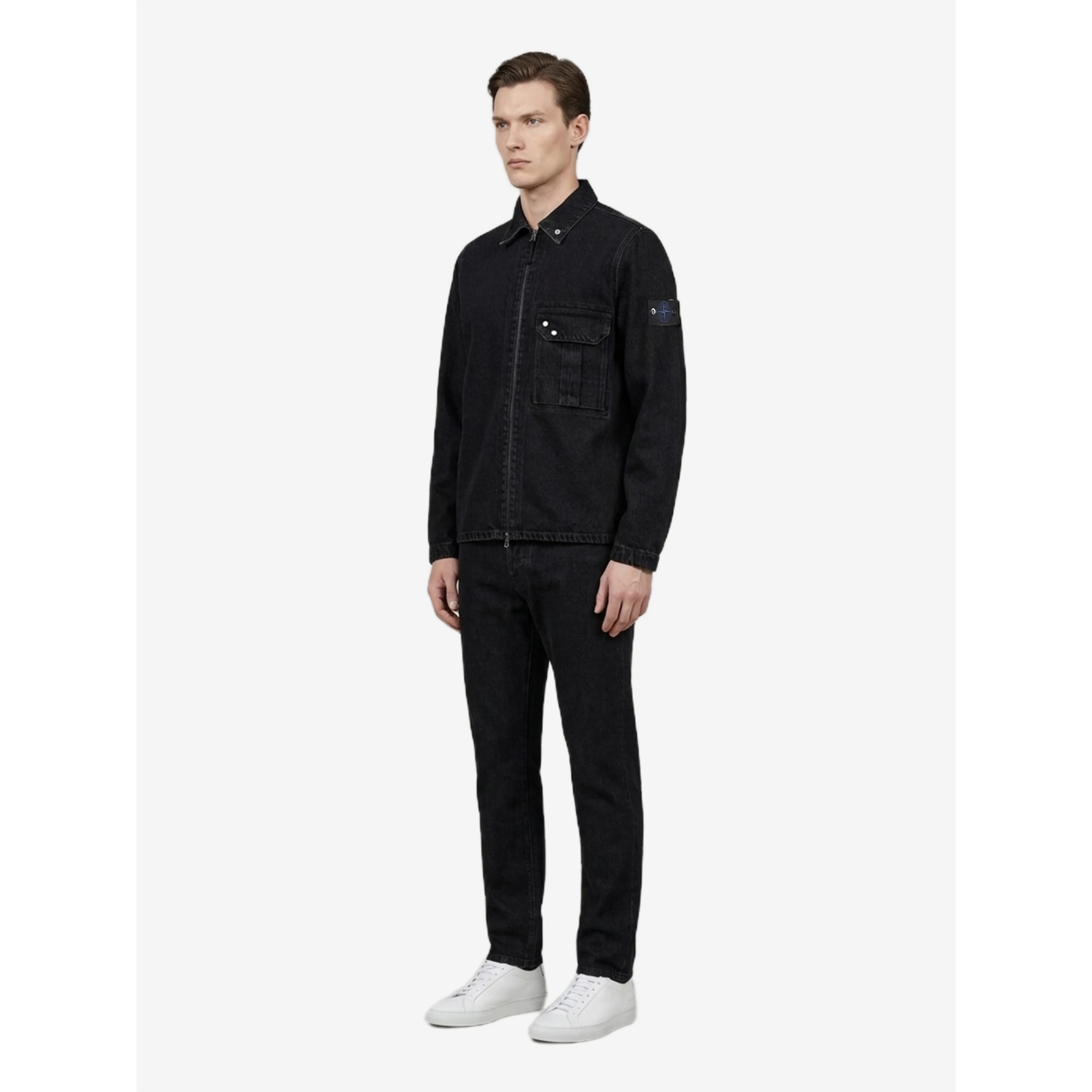 Black Denim overshirt