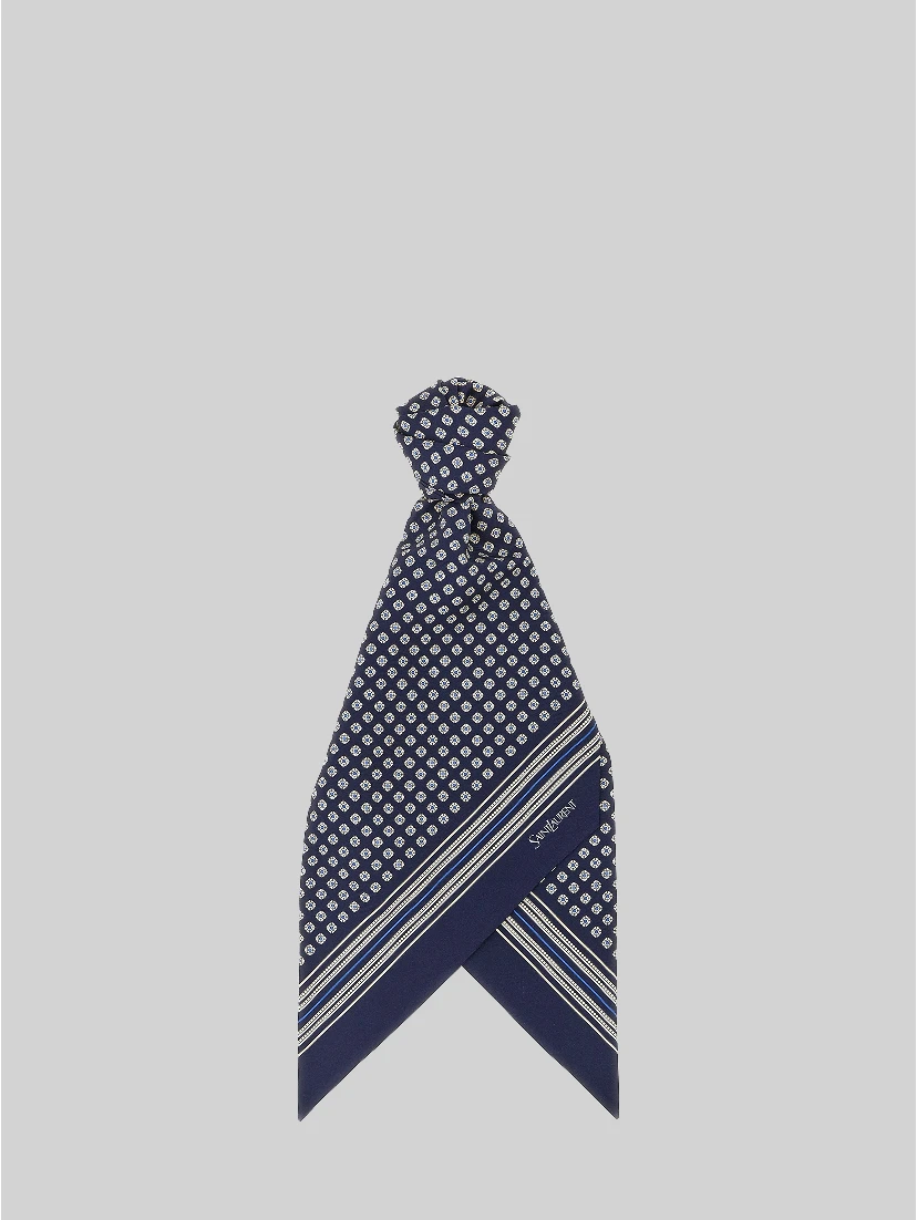 Lavallière ribbon in silk twill