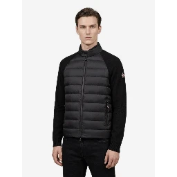 Black padded cardigan