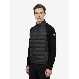 Black padded cardigan