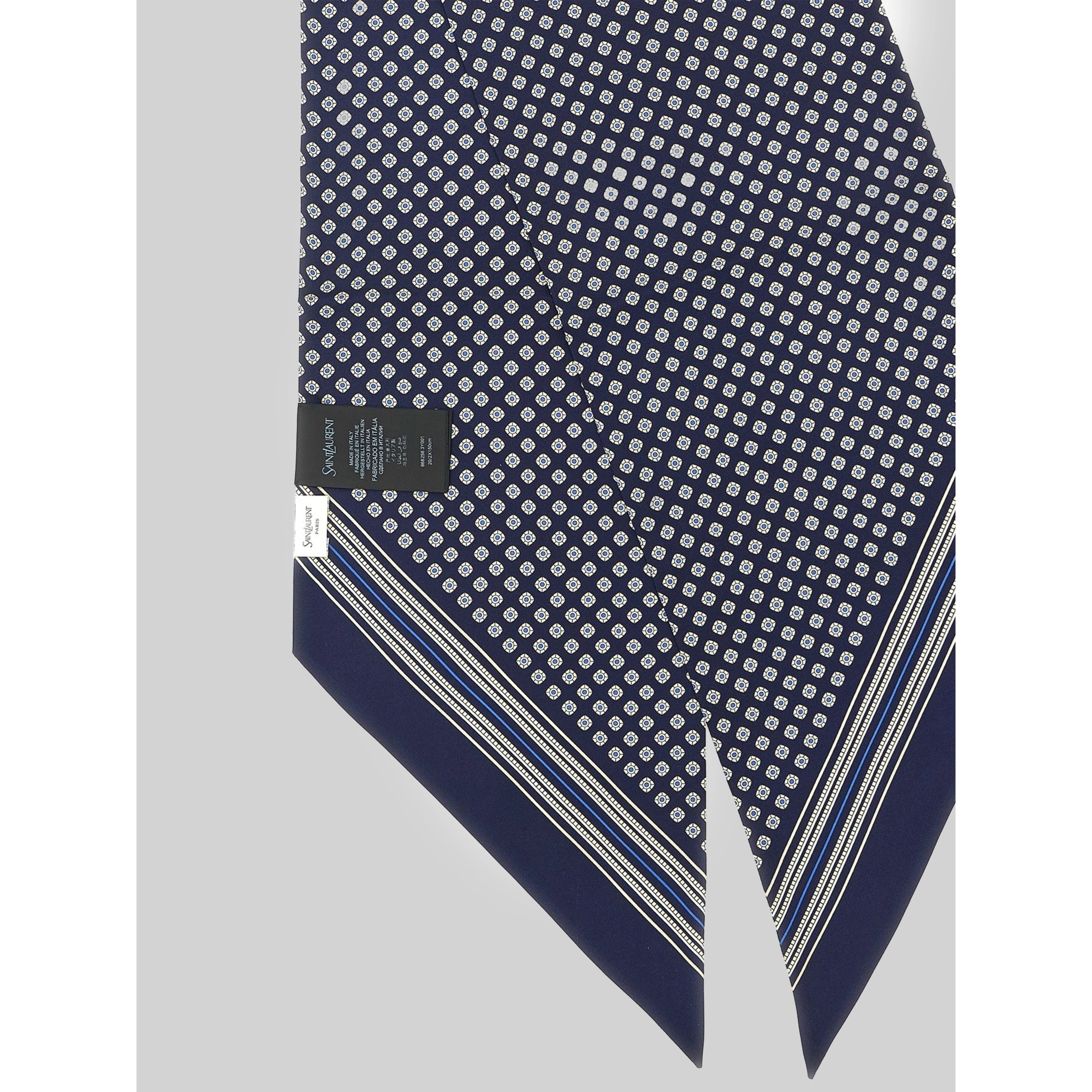 Lavallière ribbon in silk twill