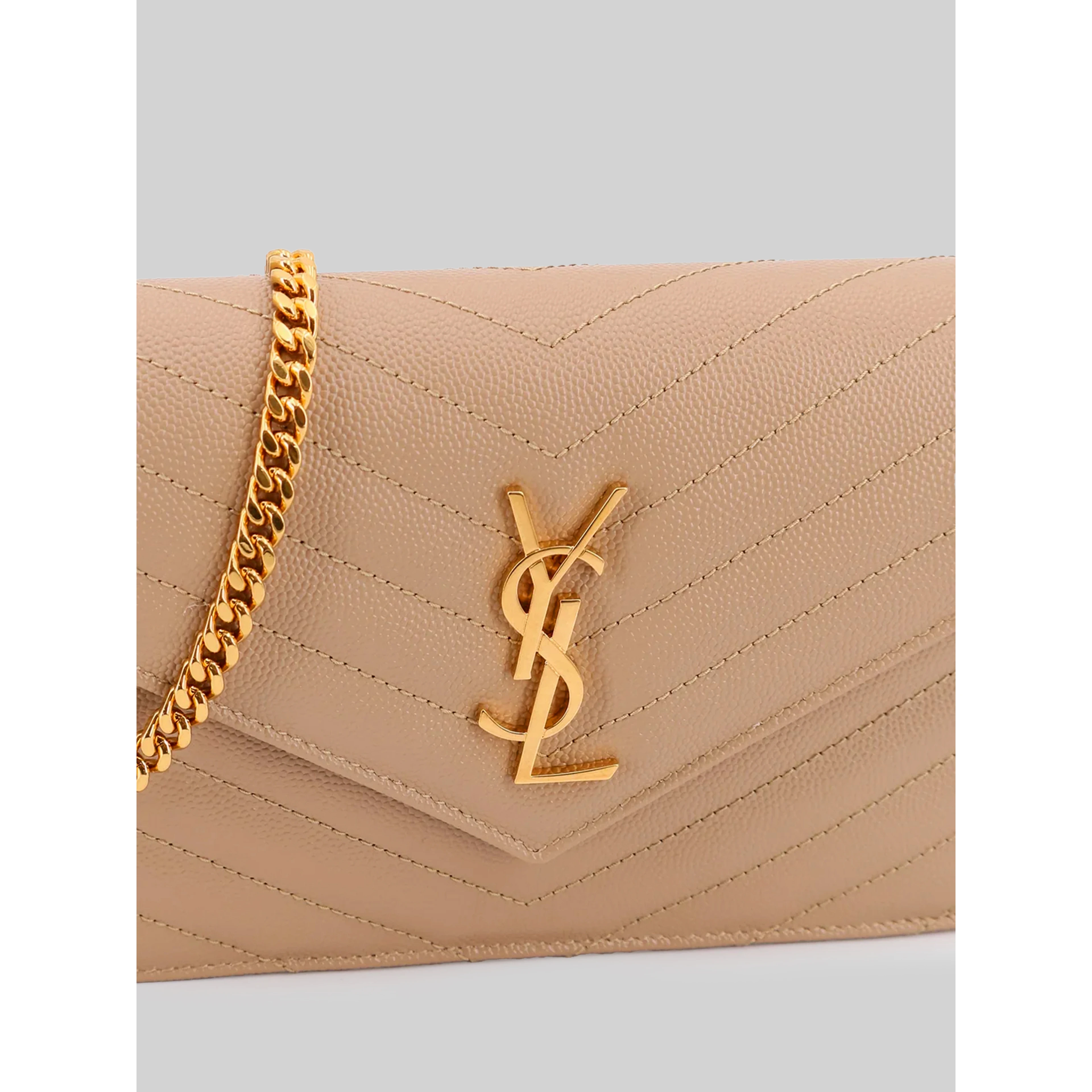 Envelope pouch dark beige