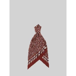 Lavallière ribbon in silk twill