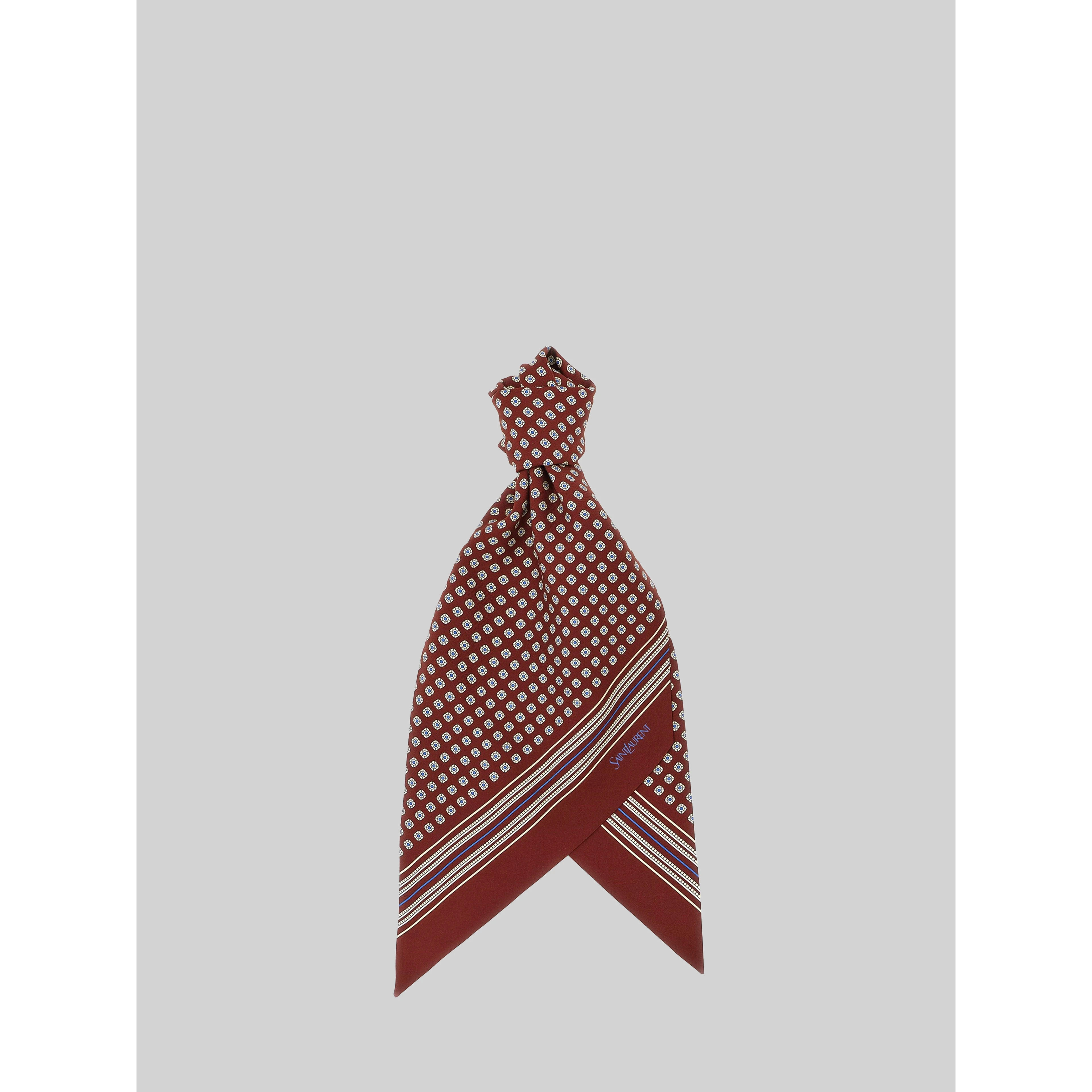 Lavallière ribbon in silk twill