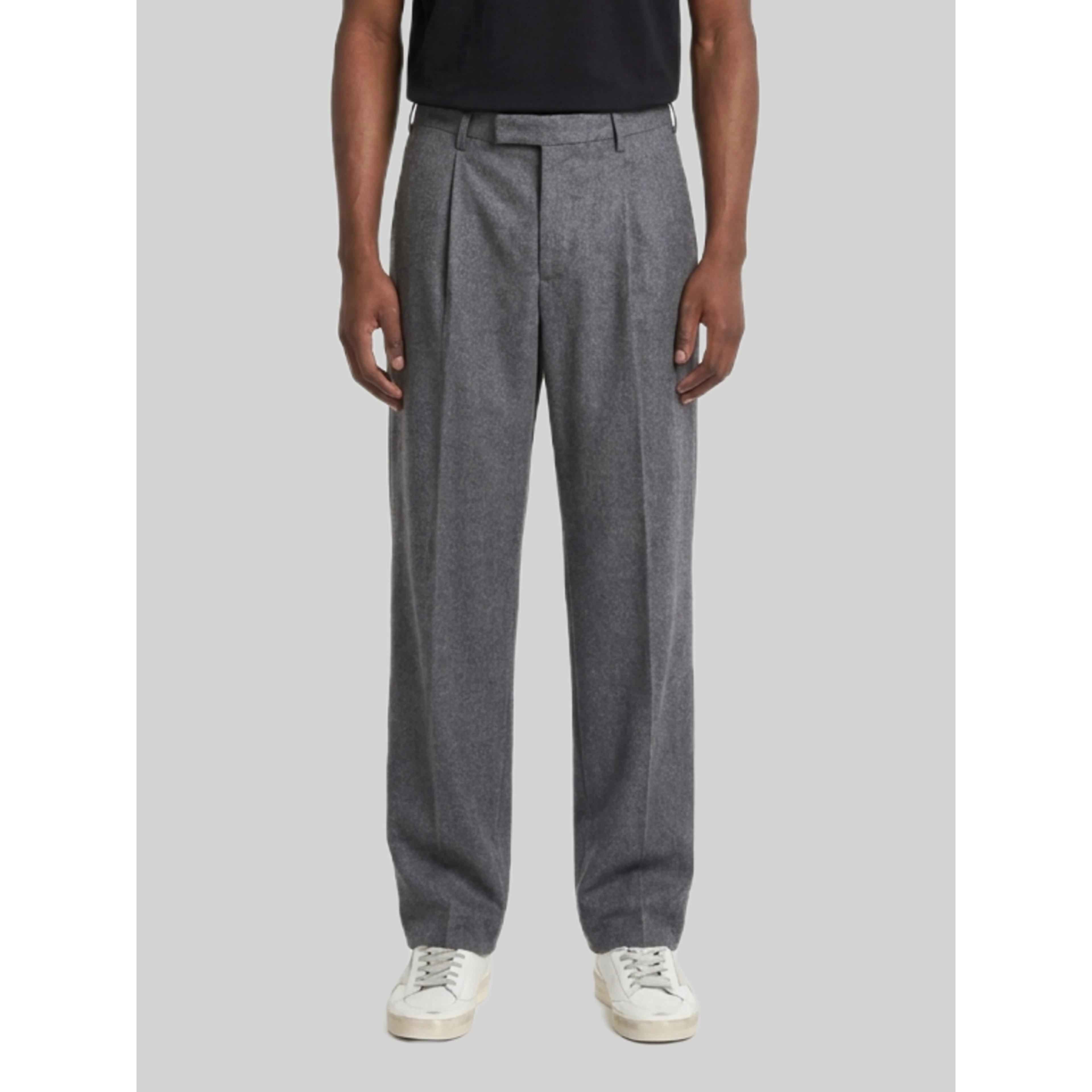 Samuel trousers in wool drill