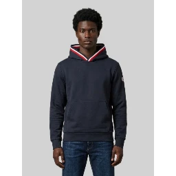 Hoodie tricolour detail