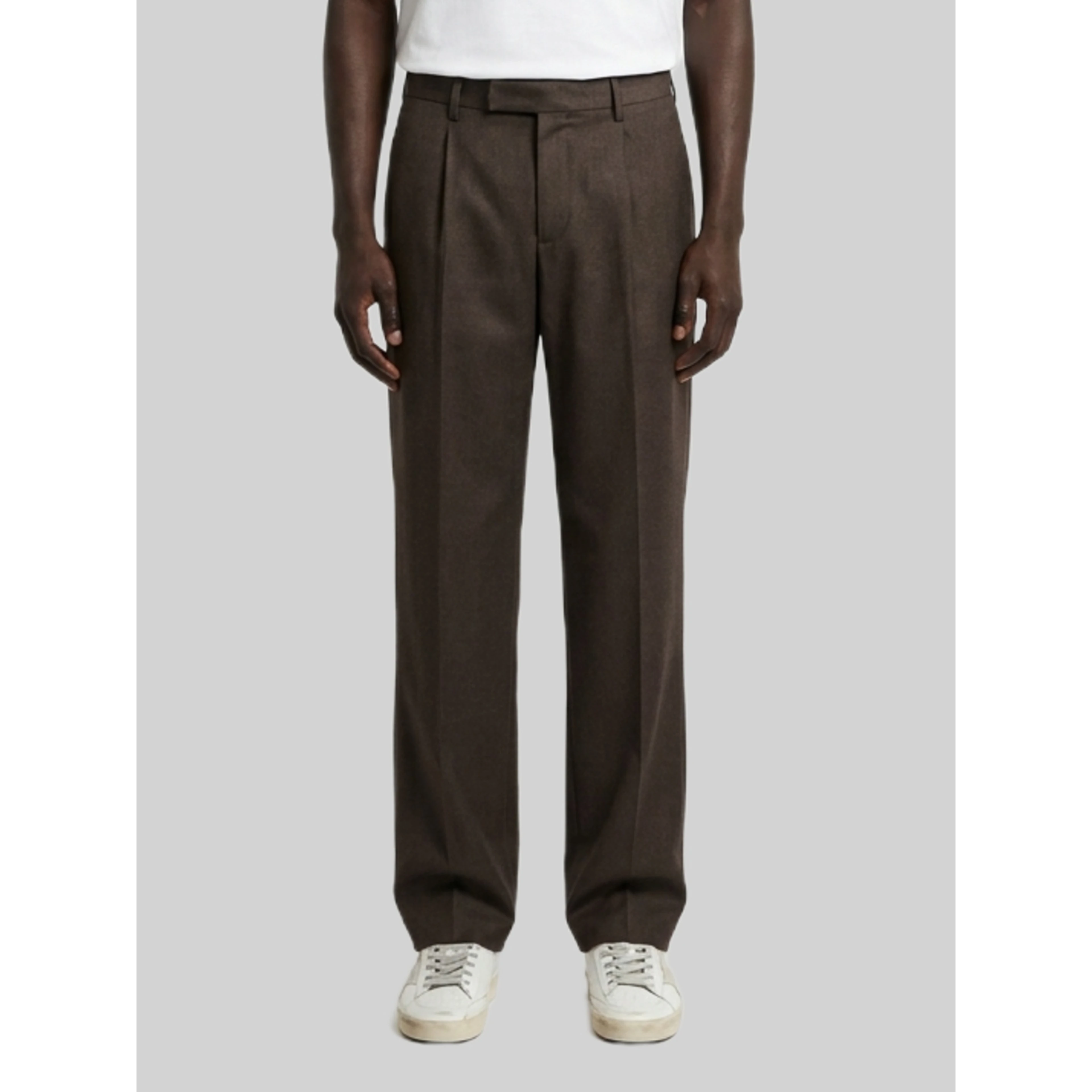Samuel trousers in wool drill