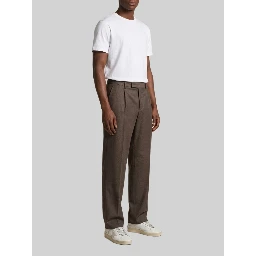 Samuel trousers in wool drill