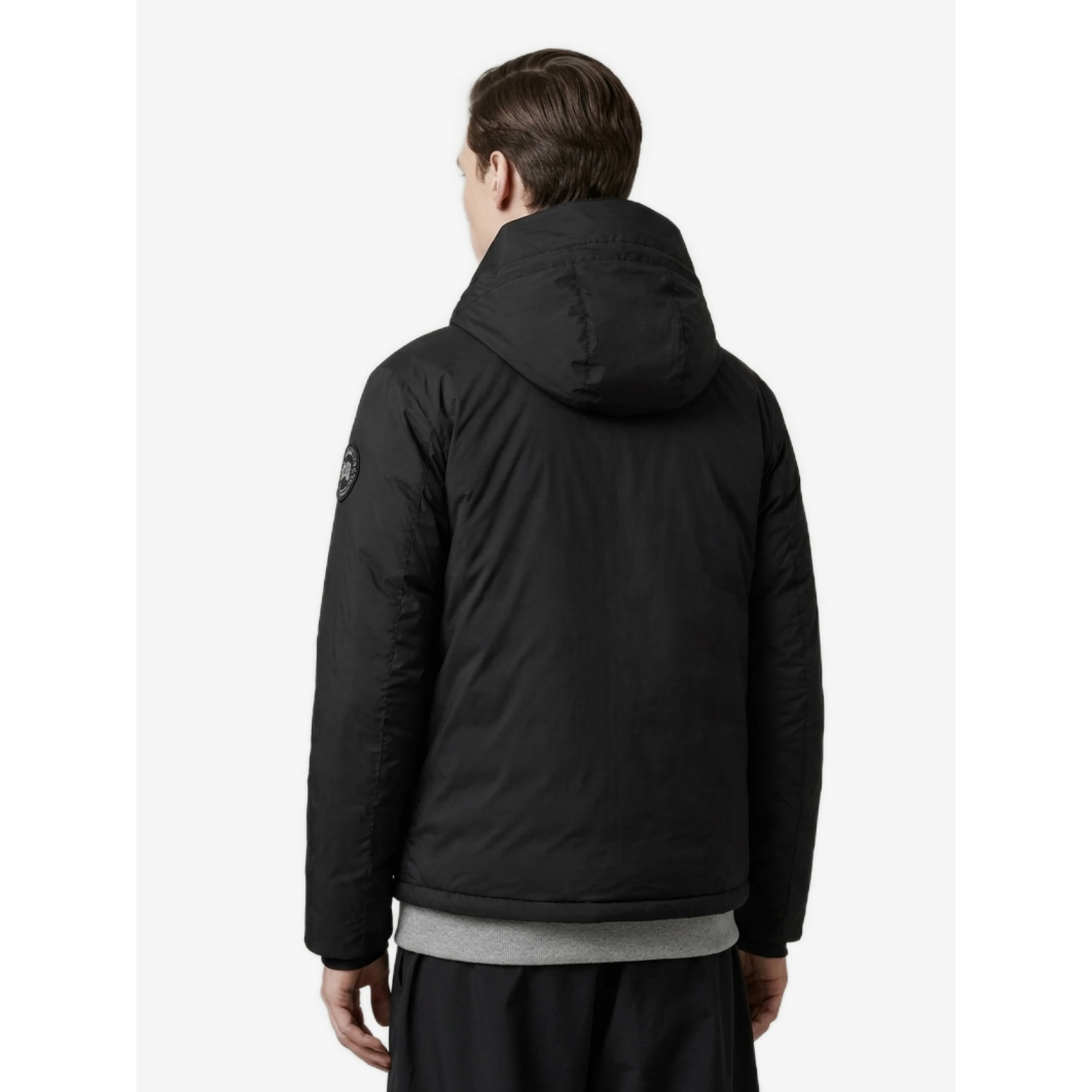Lodge jacket with hood