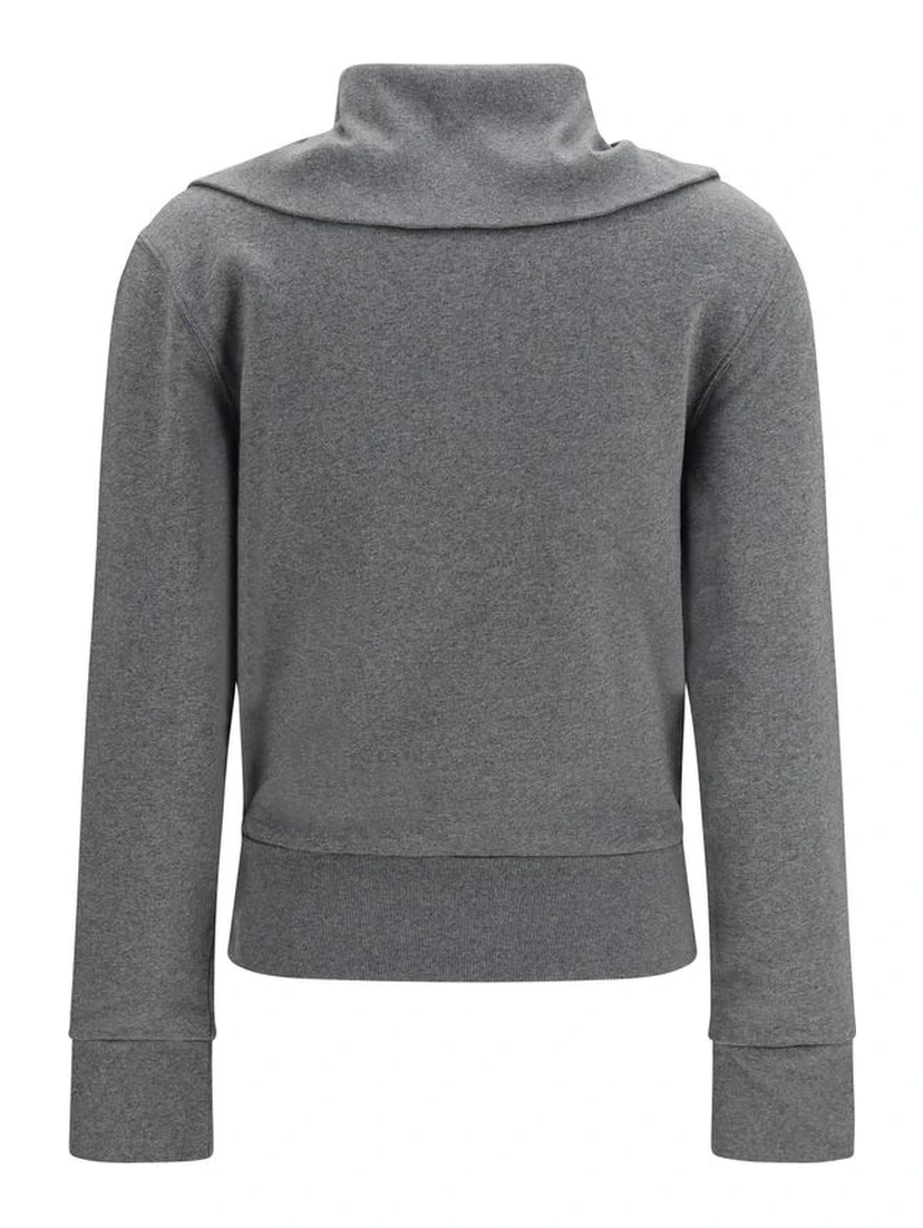 Gray Cotton Sweatshirt