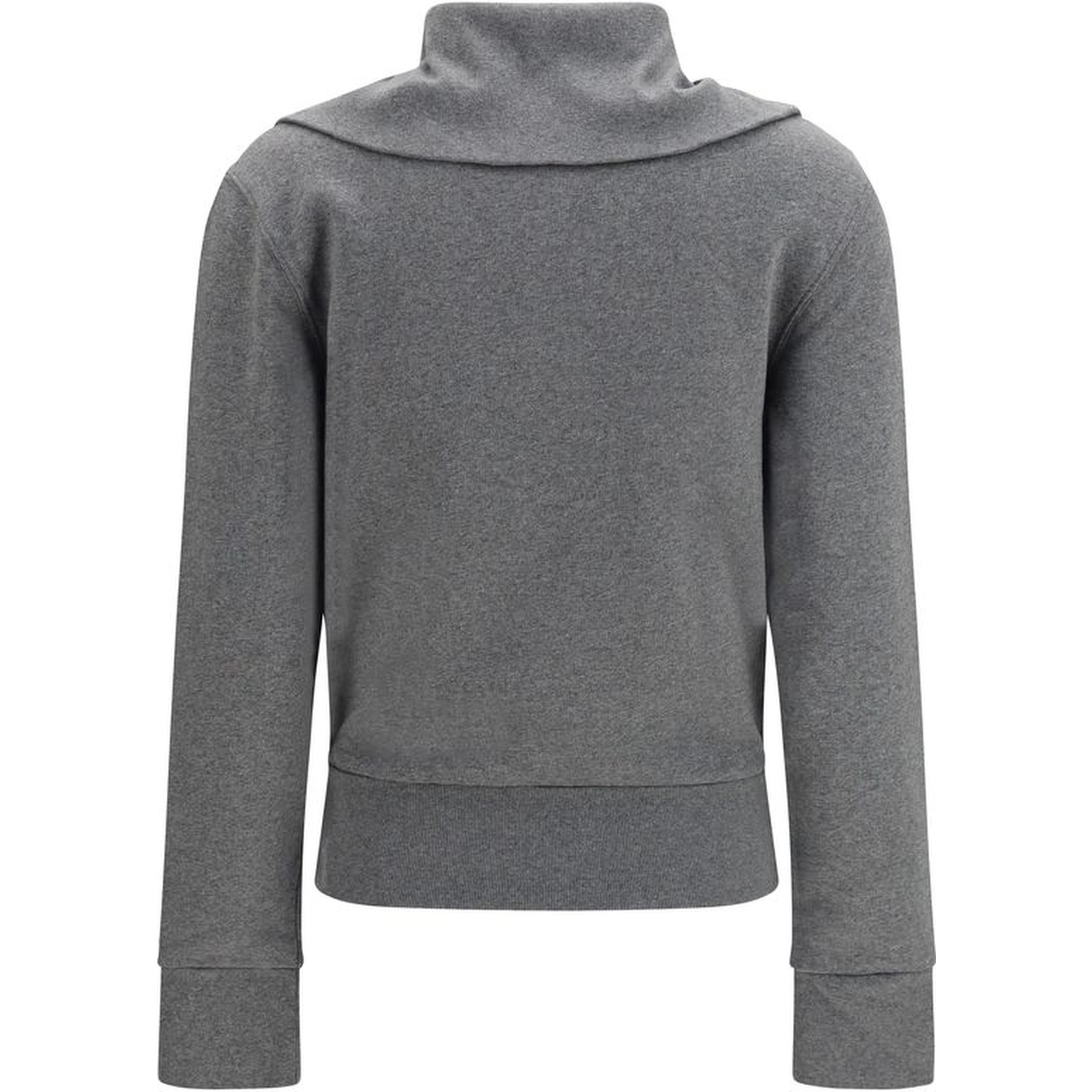 Gray Cotton Sweatshirt