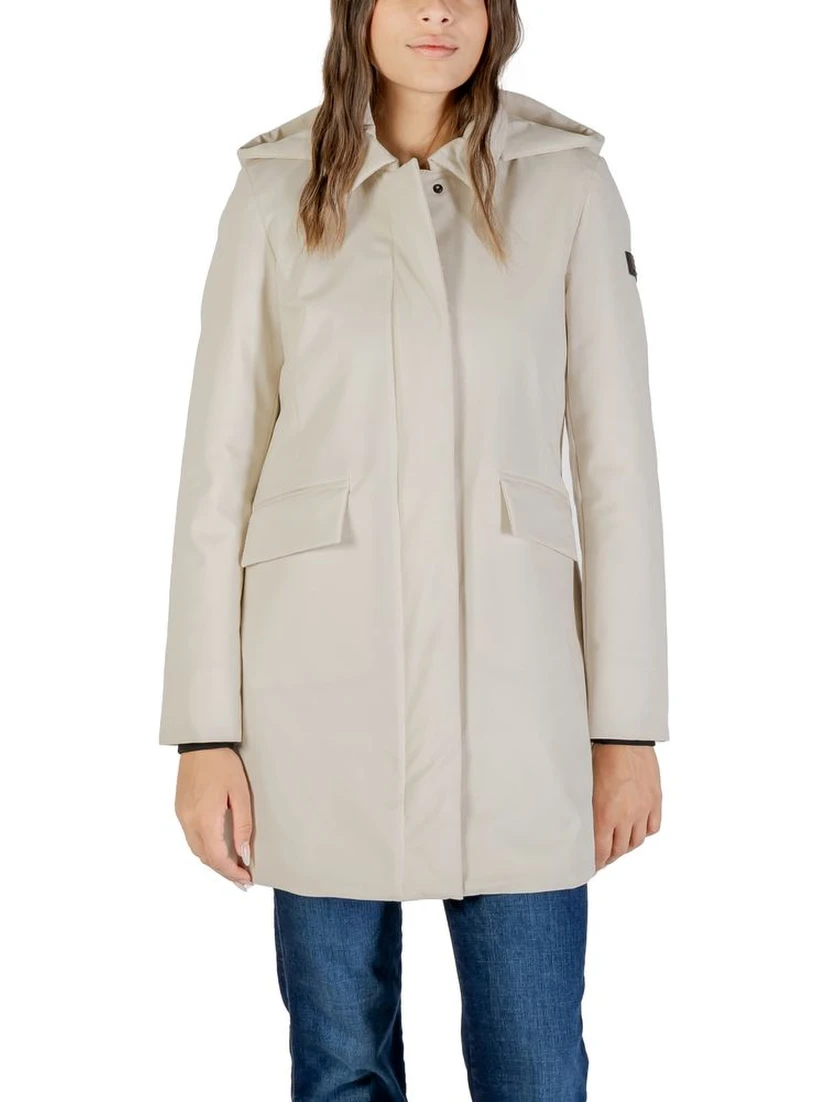 Cream Polyamide Parka