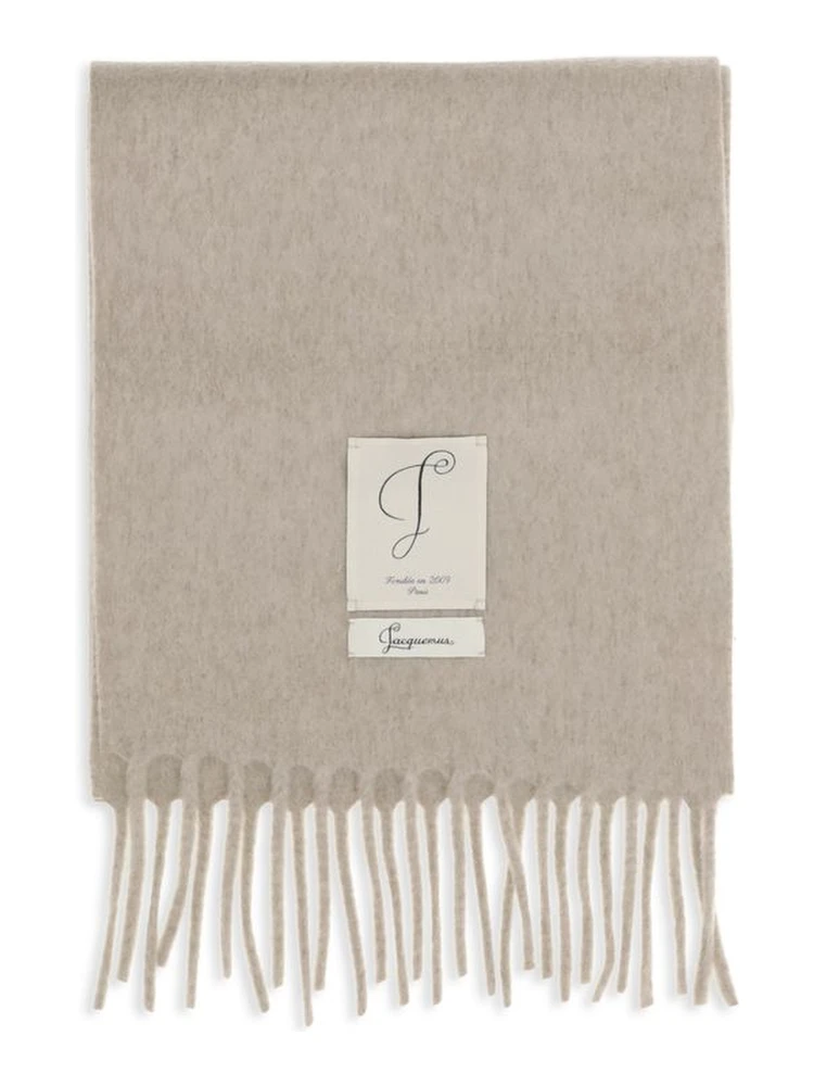 Beige Wool Oves Aries Scarf