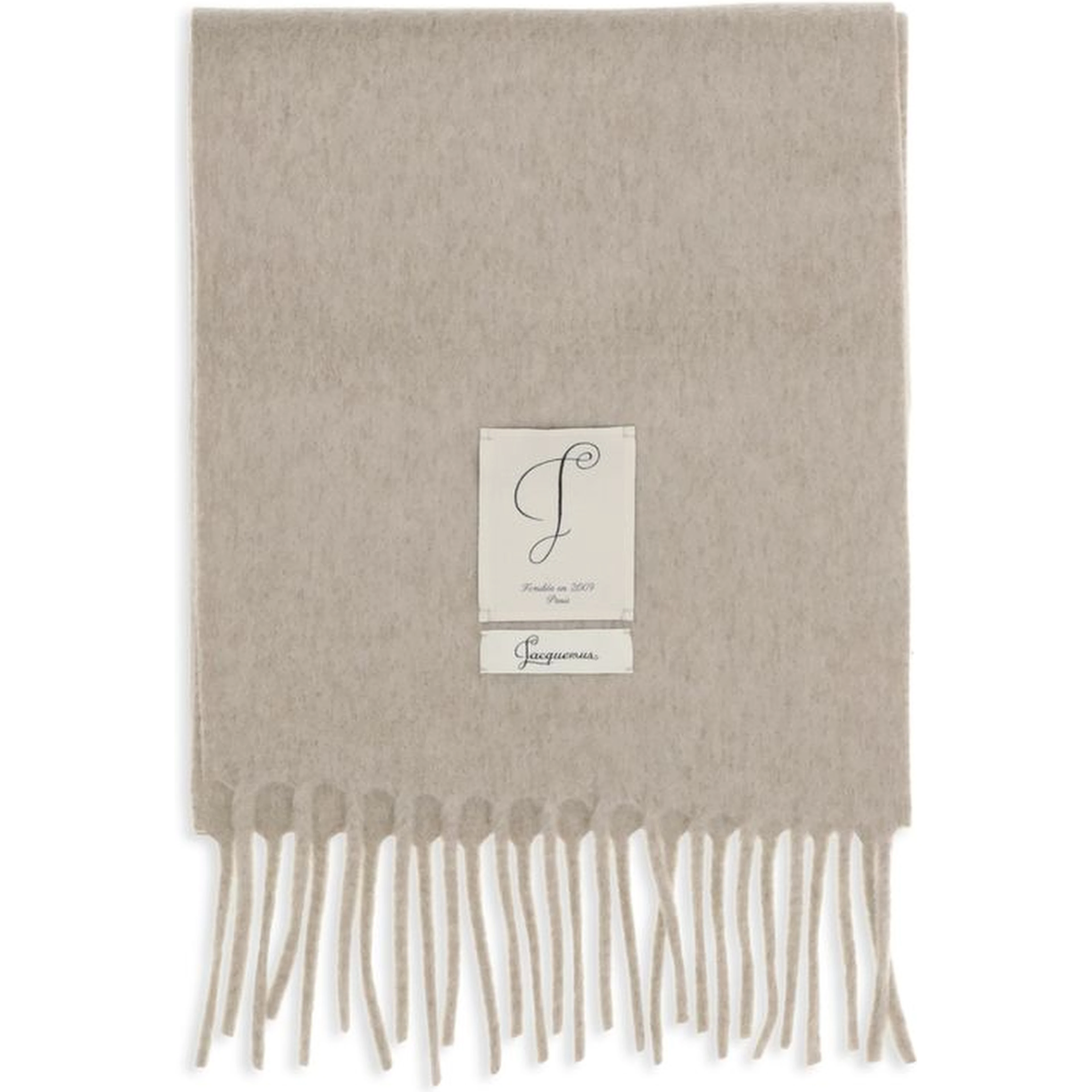 Beige Wool Oves Aries Scarf