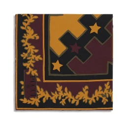 Multicolor Silk Scarf