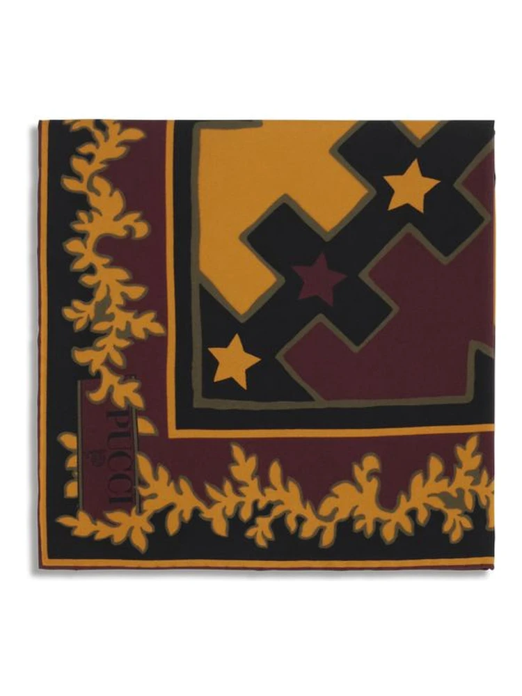 Multicolor Silk Scarf