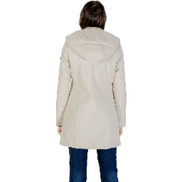 Cream Polyamide Parka