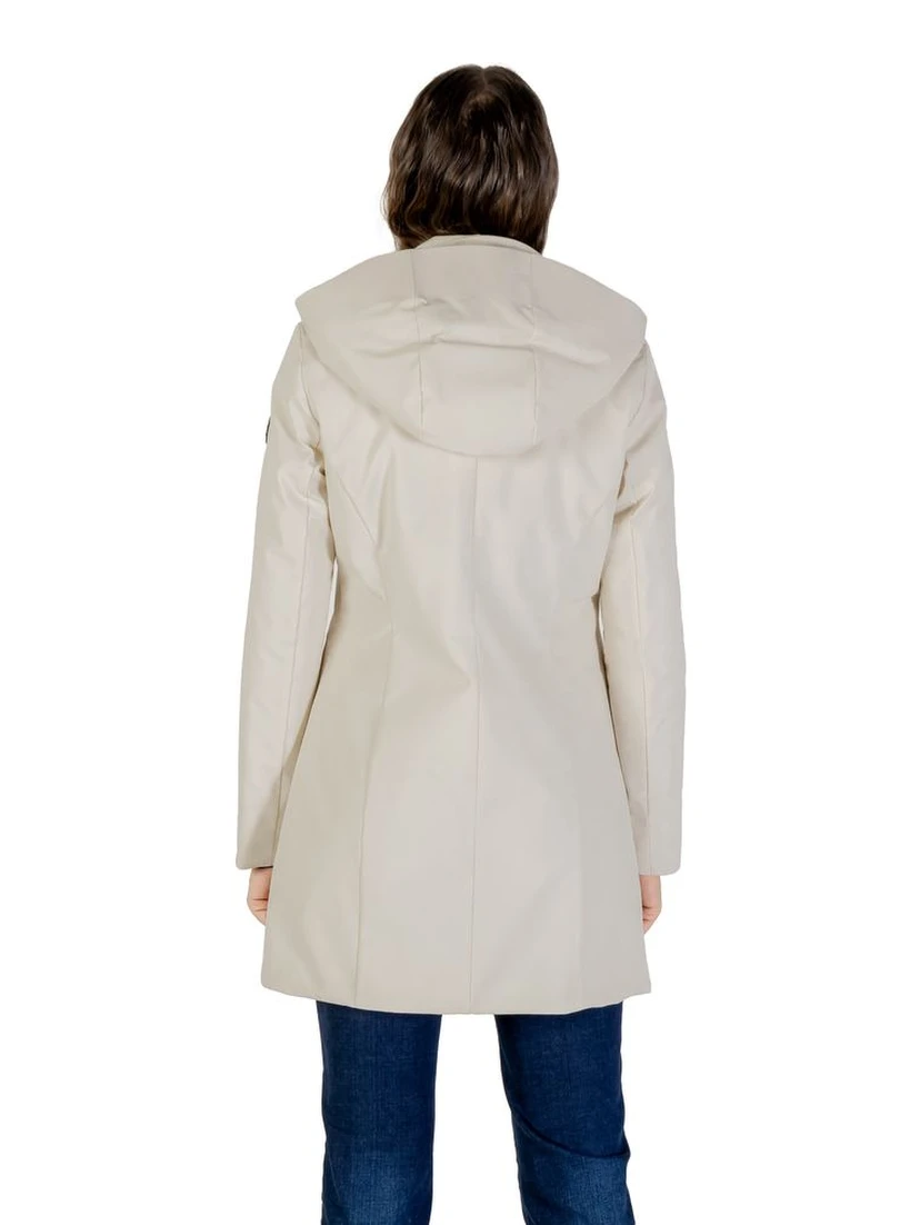 Cream Polyamide Parka