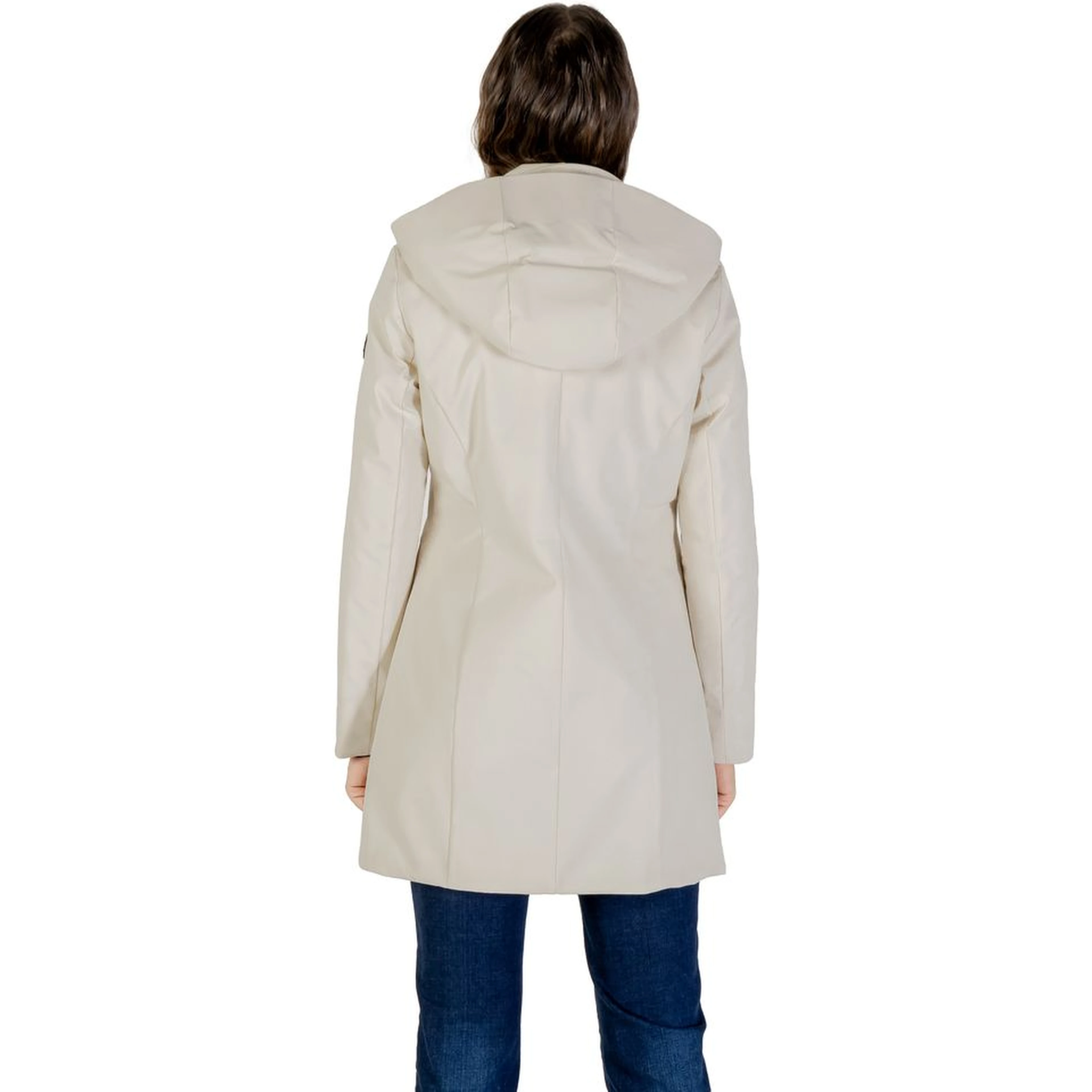 Cream Polyamide Parka