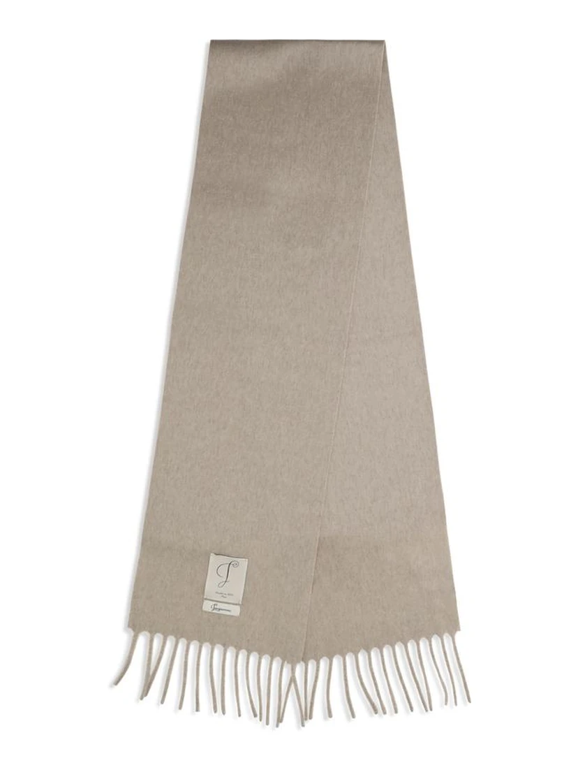 Beige Wool Oves Aries Scarf