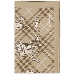 Beige Silk Scarf