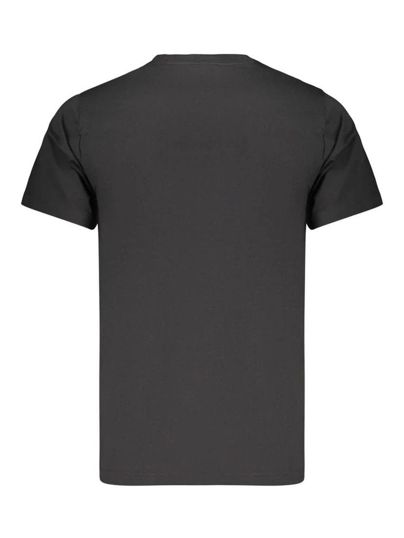 Black Cotton Men's T-Shirt
