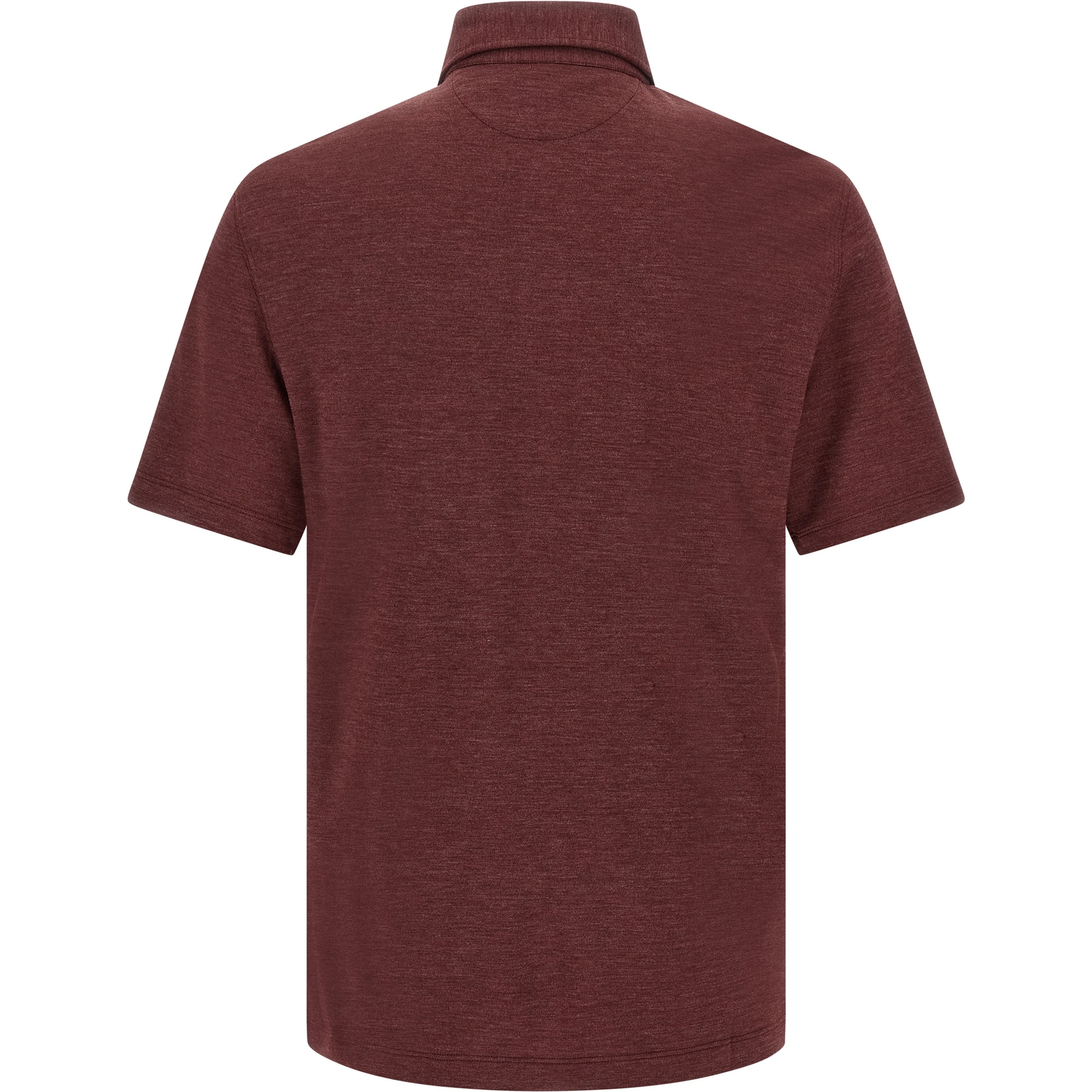 Bordeaux Virgin Wool Polo Shirt