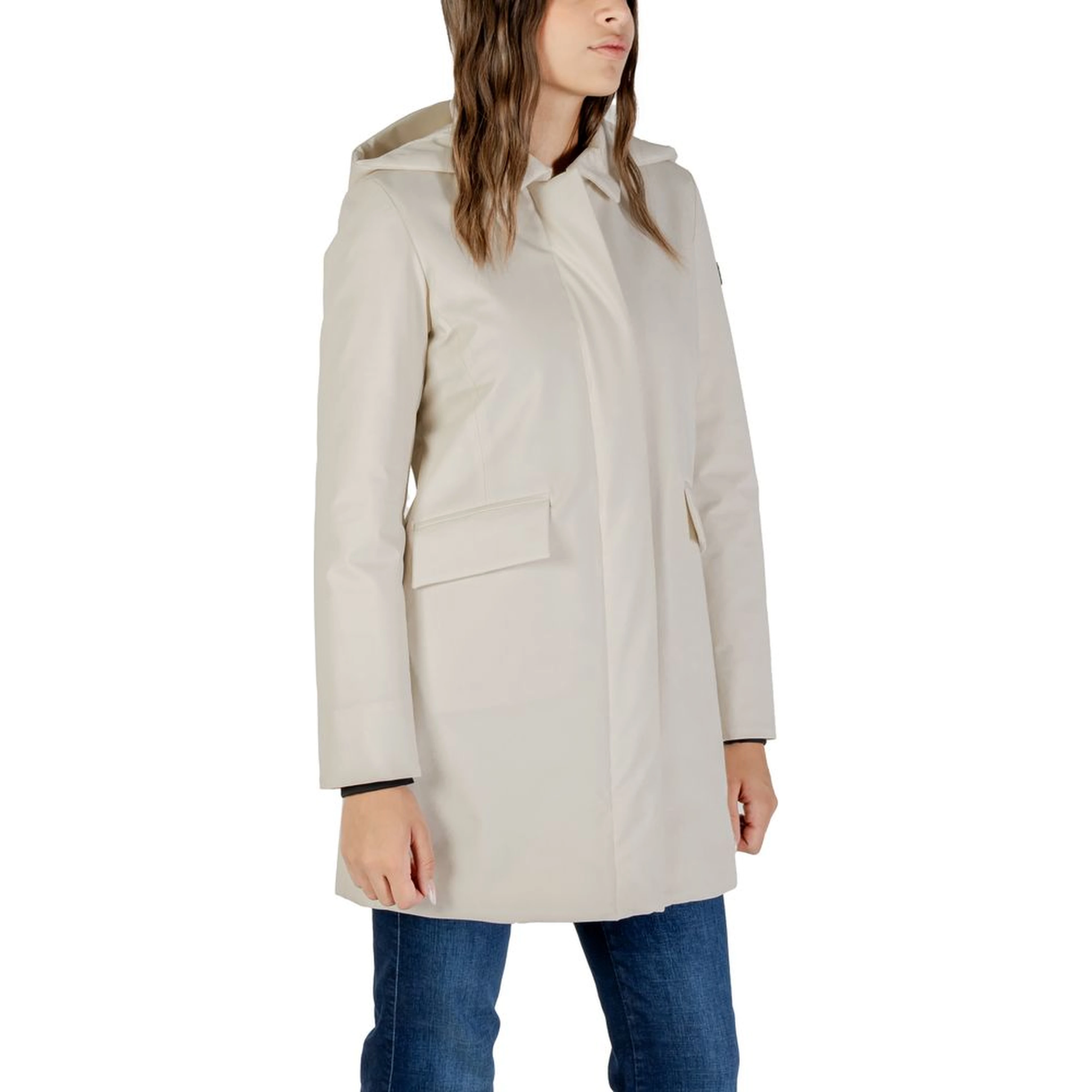 Cream Polyamide Parka