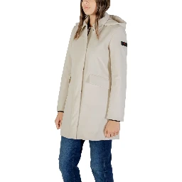 Cream Polyamide Parka