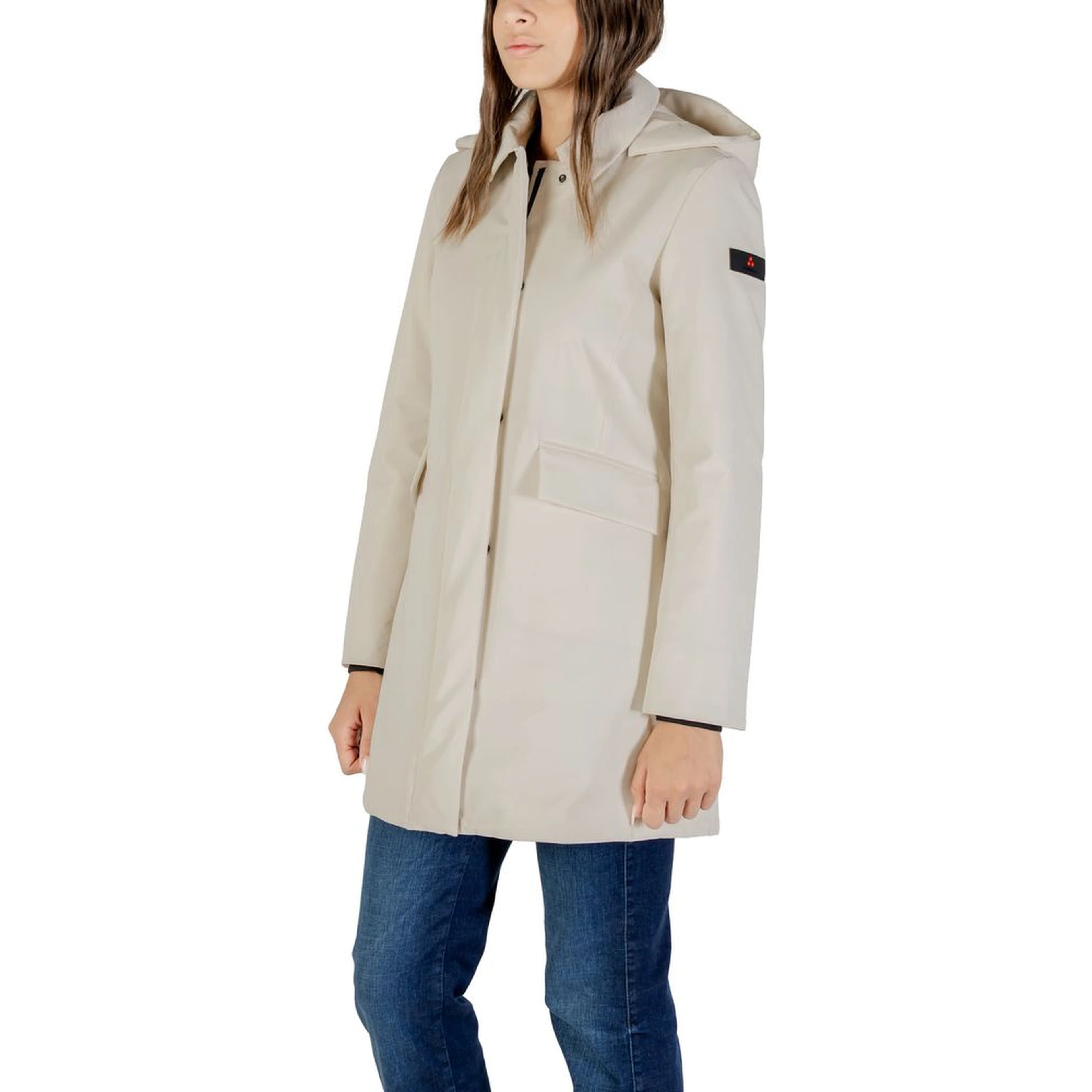 Cream Polyamide Parka